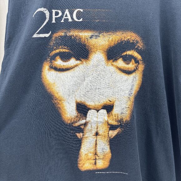 Vtg 1998 2Pac R U Still Down The Planet Inc Rap Tee Shirt Very Rare Tupac Size X - Picture 3 of 8